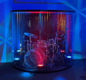 picture of a convertible drum enclosure